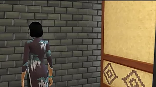 stepSon blackmails his stepmom for an morose massage after he caught the brush being a masseuse  &vert; Asian procreator And stepSon